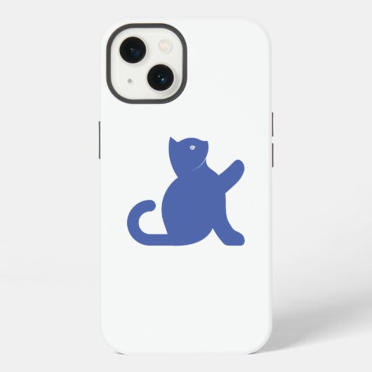 Cat Says Hallo iPhone Hoesje (Achterkant)