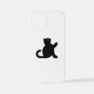 Cat Says Hallo iPhone 12 Mini Hoesje