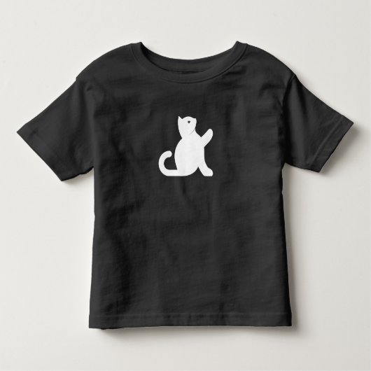 Cat Says Hallo Kinder Shirts (Voorkant)