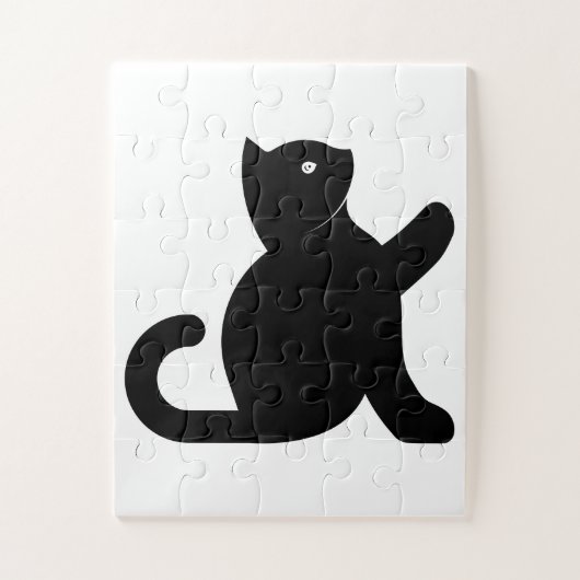Cat Says Hallo Legpuzzel (Verticaal)