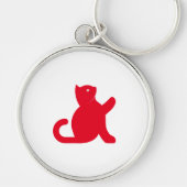 Cat Says Hallo Sleutelhanger (Voorkant)