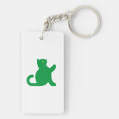 Cat Says Hallo Sleutelhanger (achterkant)