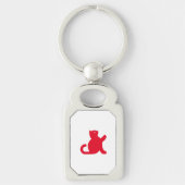 Cat Says Hallo Sleutelhanger (Voorkant)