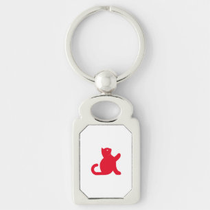 Cat Says Hallo Sleutelhanger