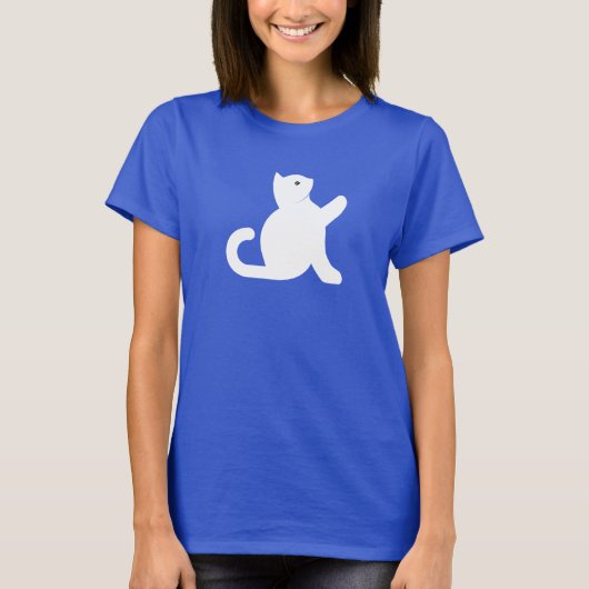 Cat Says Hallo T-shirt (Voorkant)