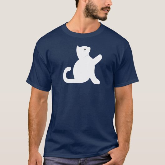 Cat Says Hallo T-shirt (Voorkant)