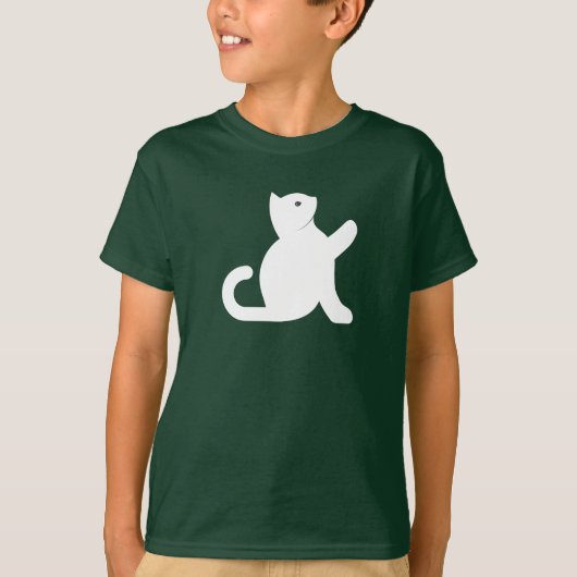 Cat Says Hallo T-shirt (Voorkant)