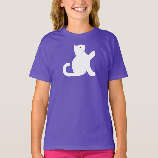 Cat Says Hallo T-shirt (Voorkant)