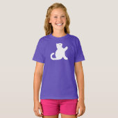 Cat Says Hallo T-shirt (Voorkant volledig)