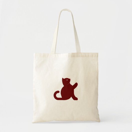 Cat Says Hallo Tote Bag (Voorkant)