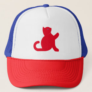 Cat Says Hallo Trucker Pet
