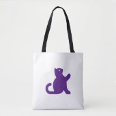 Cat Says Hello Tote Bag (Voorkant)