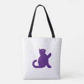 Cat Says Hello Tote Bag (Achterkant)