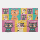 Cat Says Hey Funny Memes    Theedoek (Horizontaal)