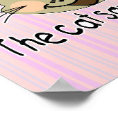 Cat Says Meow Poster (Hoek)