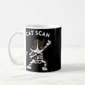 CAT Scan CT Scan Grappig Cat X-ray Pun Meme Rad Te Koffiemok (Links)