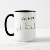 Cat Scan - EKG Coffee Mok (Links)