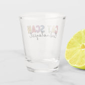 CAT Scan Technologist CT Tech Radiology Gifts Shot Glas (Achterkant)