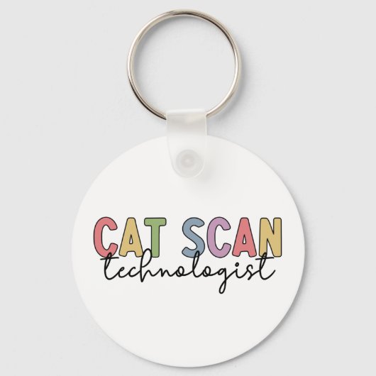 CAT Scan Technologist CT Tech Radiology Gifts Sleutelhanger (Voorkant)
