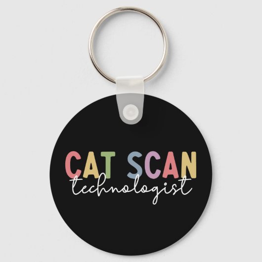 CAT Scan Technoloog CT Tech Radiology Tech Gifts Sleutelhanger (Voorkant)
