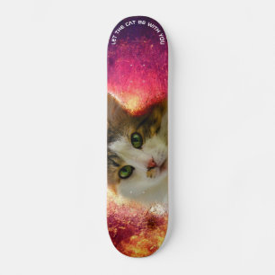 Cat Schattige Cute Calico Persoonlijk Skateboard