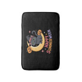 Cat Schattige Halloween Esthetisch Essentieel T-sh Badmat (Voorkant Verticaal)
