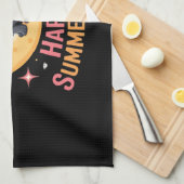 Cat Schattige Halloween Esthetisch Essentieel T-sh Theedoek (Quarter Fold)