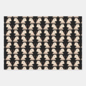 Cat- Schattigee yogakat Inpakpapier Vel (Voorkant)