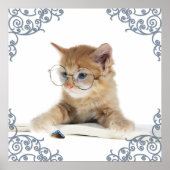 Cat Scholar Poster (Voorkant)