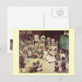 Cat School door Louis Wain Briefkaart (Voorkant / Achterkant)