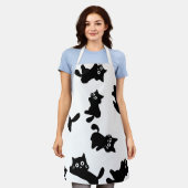 Cat schort (Gedragen)