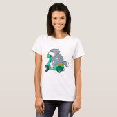 Cat Scooter T-shirt (Voorkant volledig)