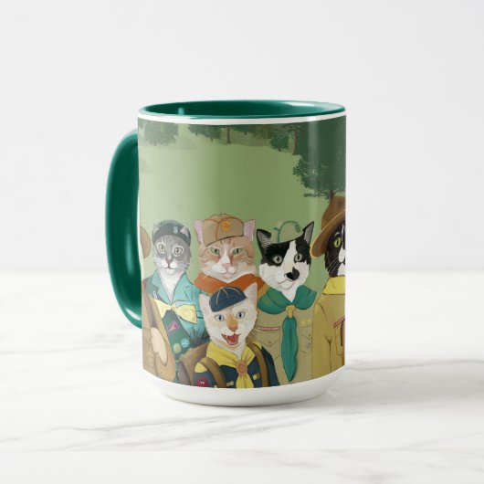 Cat Scouts Coffee of Caca-Mok Mok (Voorkant links)