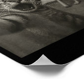 Cat Selfie Tung Tung Tung Sahur Italian Brainrot F Poster (Hoek)