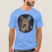 Cat Selfie UFO T-shirt (Voorkant)