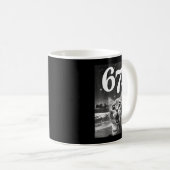 Cat Selfie With 67 Meme Funny Cats Graphic For Men Koffiemok (Voorkant rechts)