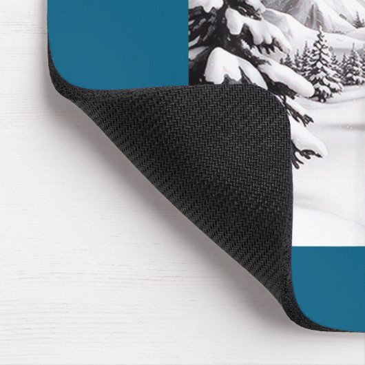 Cat Selfie With Santa  Muismat (Hoek)