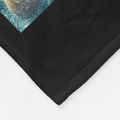 Cat Selfie With Shark Funny Fleece Deken (Hoek)