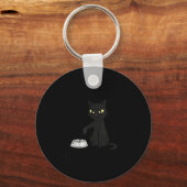 Cat Servant Funny Fur Mom Dad Pet Men Women Kids  Sleutelhanger (Voorkant)