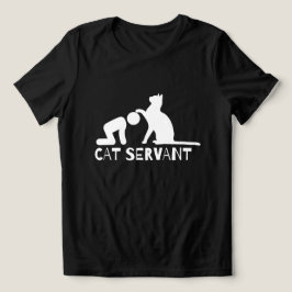 Cat Servant Funny Vrouwen Shirt Voor Katteneigenar