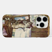 Cat Serving Tea - Beatrix Potter Case-Mate iPhone Case (Achterkant (horizontaal))