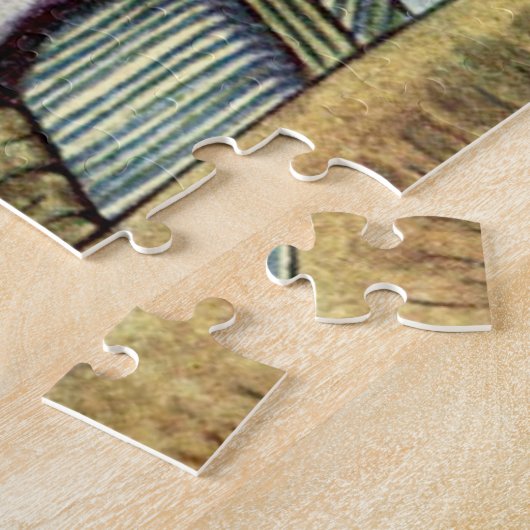 Cat Serving Tea - Beatrix Potter Large Legpuzzel (Zijkant)