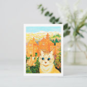 Cat & Shangri-la, Louis Wain Briefkaart (Staand voorkant)