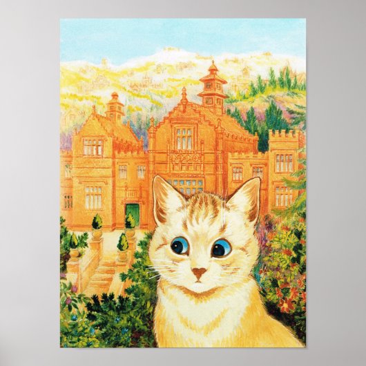 Cat & Shangri-la, Louis Wain Poster (Voorkant)