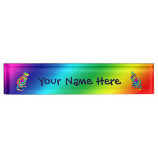 Cat Shaped Rainbow Twirl Naambordje