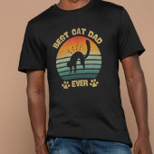Cat-Shirt Men Best Cat Dad Ever Funny T-shirt