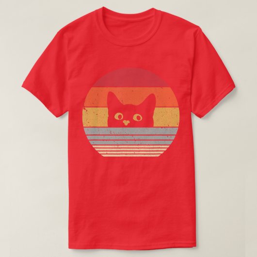 Cat Shirt Retro Style (Design voorkant)