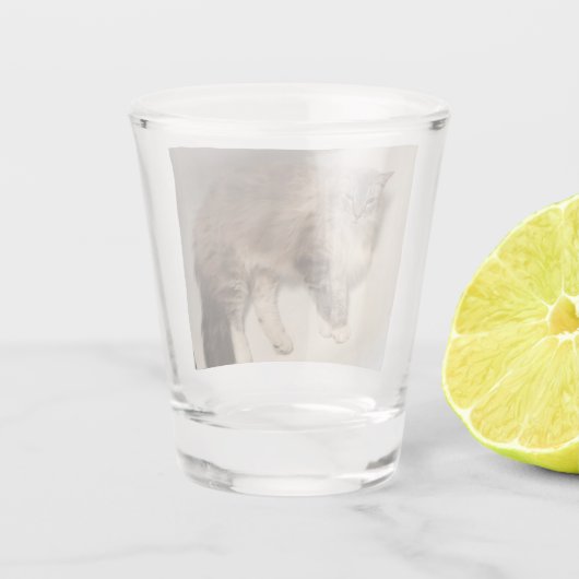 Cat Shot Glass Shot Glas (Achterkant)