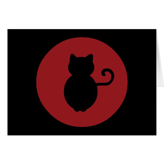 Cat Signal Silhouette (Voorkant Horizontaal)