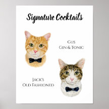 Cat Signature Drink Teken